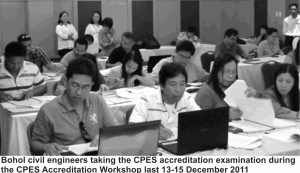 Bohol civil engineers bid  for CPES accreditation