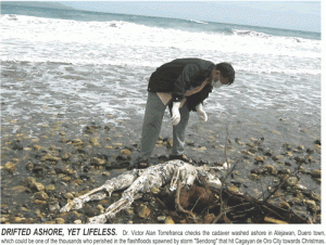 Lifeless body drifted all the way from CDO